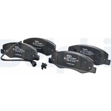Delphi | Bremsbelagsatz, Scheibenbremse | LP2192
