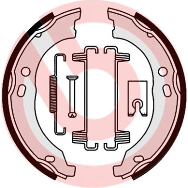 Brembo Bremsbackensatz, Feststellbremse ESSENTIAL LINE S 23 579