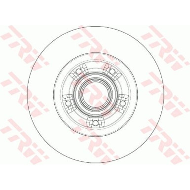 TRW | Bremsscheibe | DF6203BS