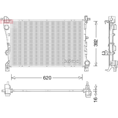 Denso | Kühler, Motorkühlung | DRM09046