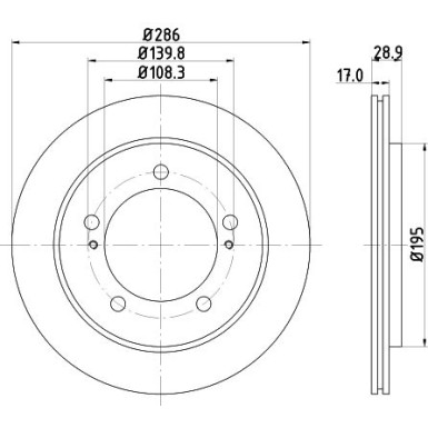 Hella | Bremsscheibe | 8DD 355 111-791