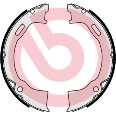Brembo | Bremsbackensatz, Feststellbremse | S 24 549