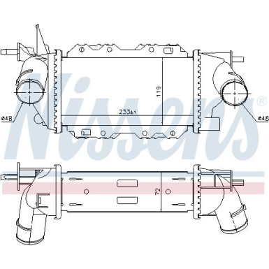 96772 Ladeluftkühler ** FIRST FIT **