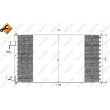 35681 Kondensator, Klimaanlage EASY FIT