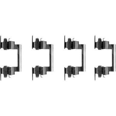 BOSCH | Zubehörsatz, Scheibenbremsbelag | 1 987 474 377