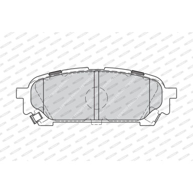 FDB1861 Bremsbelagsatz, Scheibenbremse PREMIER ECO FRICTION