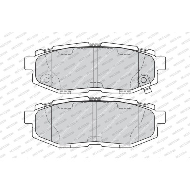 Ferodo Bremsbelagsatz, Scheibenbremse PREMIER FDB4187
