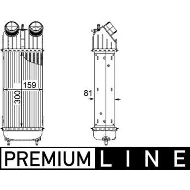 Mahle | Ladeluftkühler | CI 172 000P
