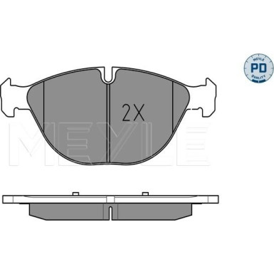 Meyle Bremsbelagsatz, Scheibenbremse MEYLE-PD: Advanced performance and design 025 241 7219/PD
