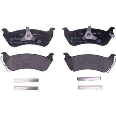 Hella | Bremsbelagsatz, Scheibenbremse | 8DB 355 008-671