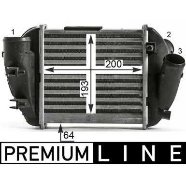 Mahle | Ladeluftkühler | CI 430 000P