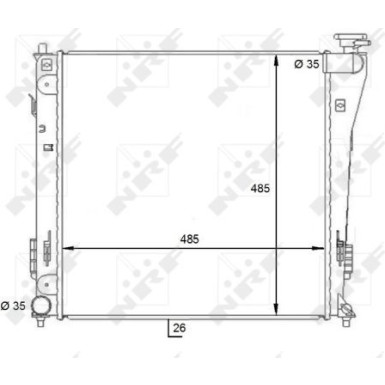 59086 Kühler, Motorkühlung 59086 Kühler, Motorkühlung