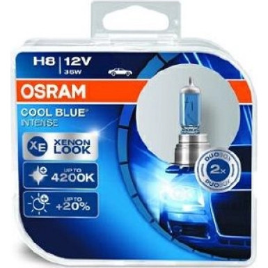Osram | Glühlampe, Fernscheinwerfer | COOL BLUE® INTENSE H8 Duo Box | 64212CBI-HCB Osram | Glühlampe, Fernscheinwerfer | COOL BLUE® INTENSE H8 Duo Box | 64212CBI-HCB