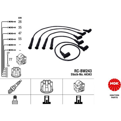 44343 Zündleitungssatz