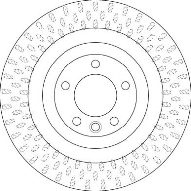 DF6505S Bremsscheibe TRW SINGLE