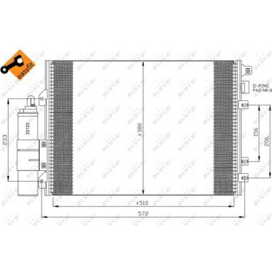 35967 Kondensator, Klimaanlage EASY FIT 35967 Kondensator, Klimaanlage EASY FIT