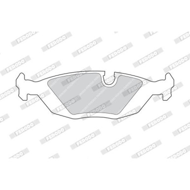 Ferodo | Bremsbelagsatz, Scheibenbremse | FDB296 Ferodo | Bremsbelagsatz, Scheibenbremse | FDB296