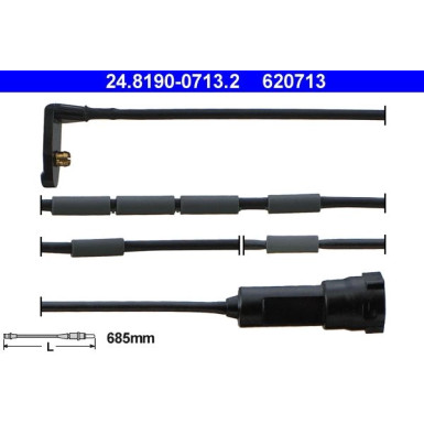 24.8190-0713.2 Warnkontakt, Bremsbelagverschleiß
