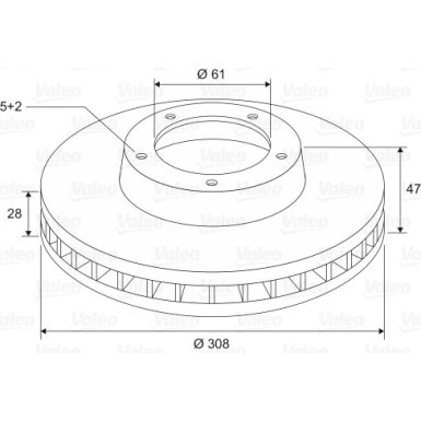 Valeo | Bremsscheibe | 197676