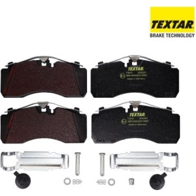 Textar | Bremsbelagsatz, Scheibenbremse | 2932001