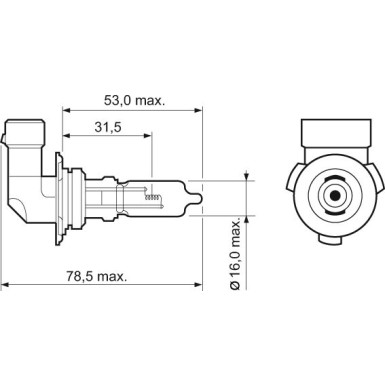 Valeo | Glühlampe, Fernscheinwerfer | 032013
