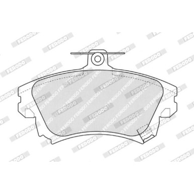 Ferodo | Bremsbelagsatz, Scheibenbremse | FDB1384 Ferodo | Bremsbelagsatz, Scheibenbremse | FDB1384