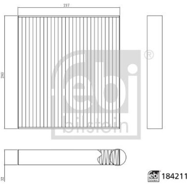 FEBI BILSTEIN 184211 Innenraumfilter