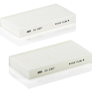MANN-FILTER CU 2327-2 Innenraumfilter, Partikelfilter MANN-FILTER CU 2327-2 Innenraumfilter, Partikelfilter