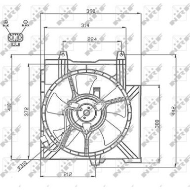 47742 Lüfter, Motorkühlung 47742 Lüfter, Motorkühlung