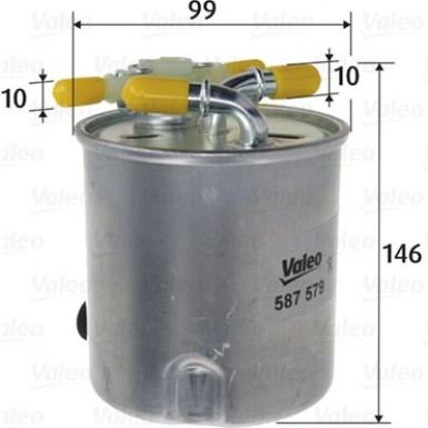 Valeo | Kraftstofffilter | 587579