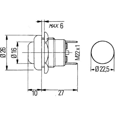 6JF 001 571-131 Zünd-/Startschalter