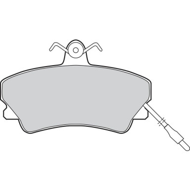 Valeo | Bremsbelagsatz, Scheibenbremse | 302017