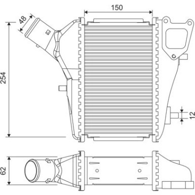 818686 Ladeluftkühler 818686 Ladeluftkühler