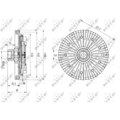 49645 Kupplung, Kühlerlüfter 49645 Kupplung, Kühlerlüfter