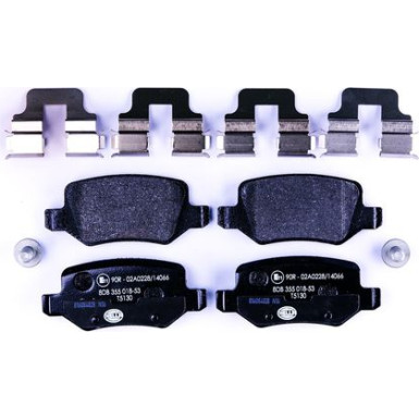 Hella Pagid | Bremsbelagsatz, Scheibenbremse | 8DB 355 018-531