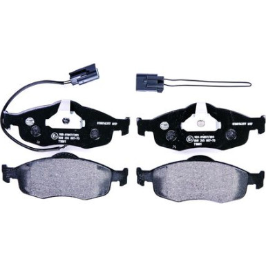 Hella | Bremsbelagsatz, Scheibenbremse | 8DB 355 007-751