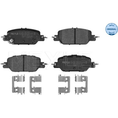 025 228 5216 Bremsbelagsatz, Scheibenbremse MEYLE-ORIGINAL: True to OE.