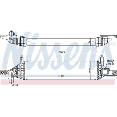 96436 Ladeluftkühler ** FIRST FIT **