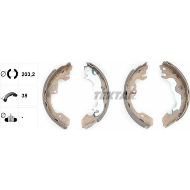 91052500 Bremsbackensatz