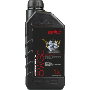 EMKA 0809075 Motoröl Superpower C-4 5W30