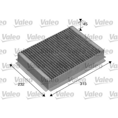 715505 Filter, Innenraumluft VALEO PROTECT