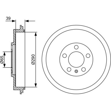 0 986 477 152 Bremstrommel