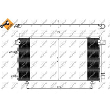 35518 Kondensator, Klimaanlage EASY FIT