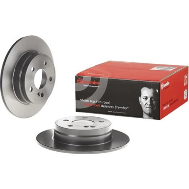 Brembo 2 x BREMBO Bremsscheibe PRIME LINE - UV Coated 08.A737.11