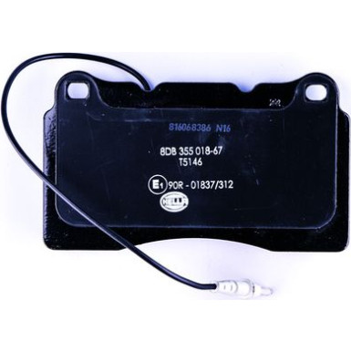 8DB 355 018-671 Bremsbelagsatz, Scheibenbremse