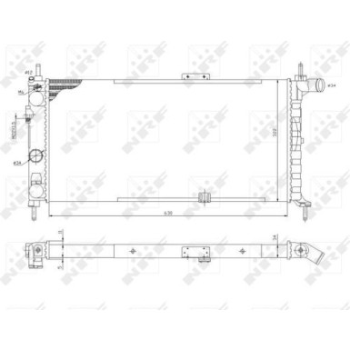 52019 Kühler, Motorkühlung 52019 Kühler, Motorkühlung