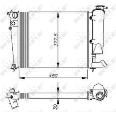 58823 Kühler, Motorkühlung 58823 Kühler, Motorkühlung