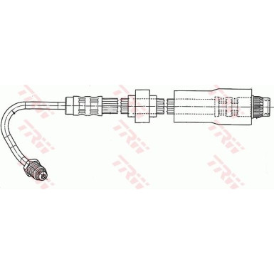 TRW | Bremsschlauch | PHB543