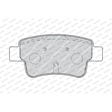 Ferodo Bremsbelagsatz, Scheibenbremse PREMIER ECO FRICTION FDB1922