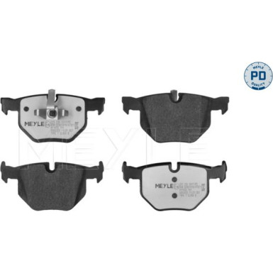 025 235 5017/PD Bremsbelagsatz, Scheibenbremse MEYLE-PD: Advanced performance and design.